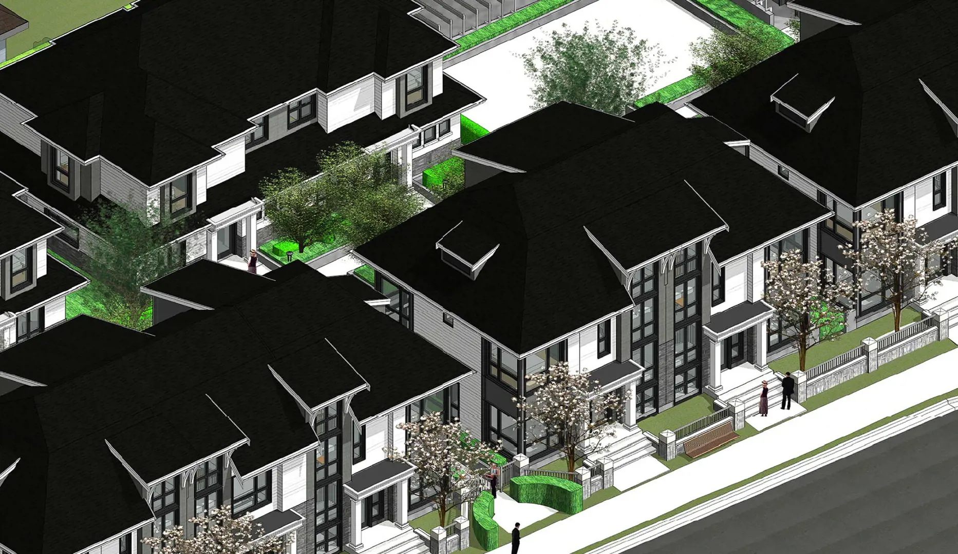Edgemont Village Towns rendering