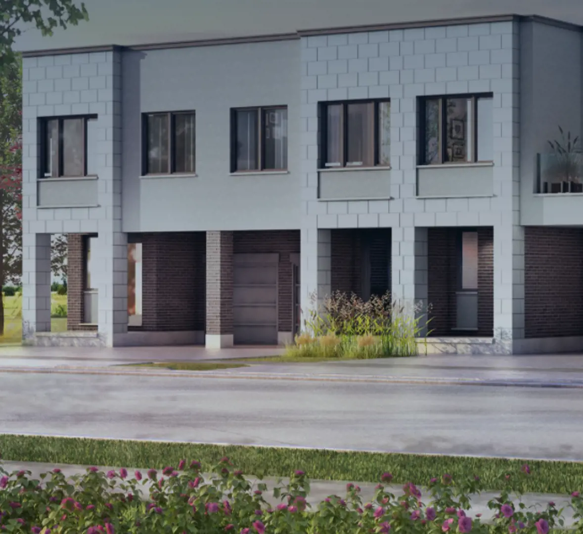 Oakville Mid-rise Towns rendering