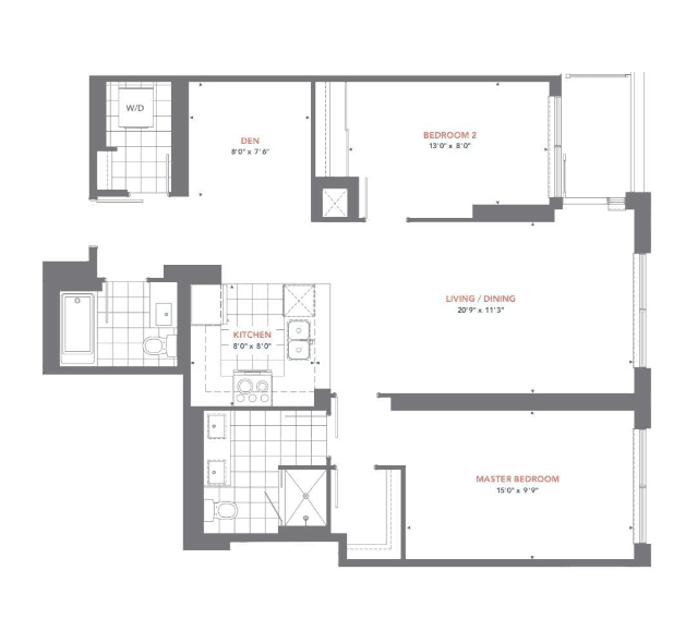 Pinnacle Toronto East · 2 bed + den — photo 2