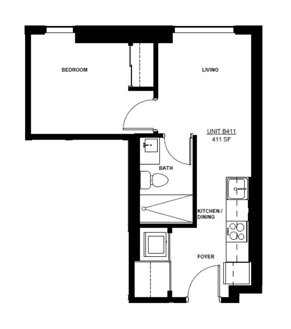 Six99 Condos · 1 bed — photo 2