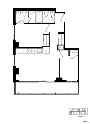 Plaza On Yonge · 2 bed — photo 2