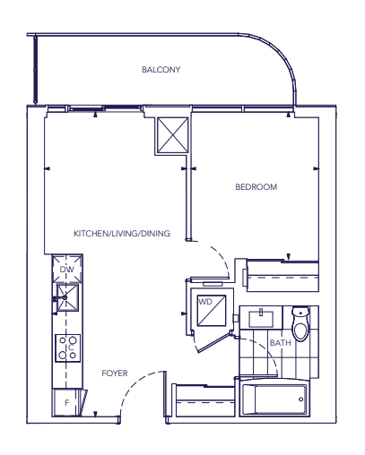 Festival Tower A · 1 bed — photo 2