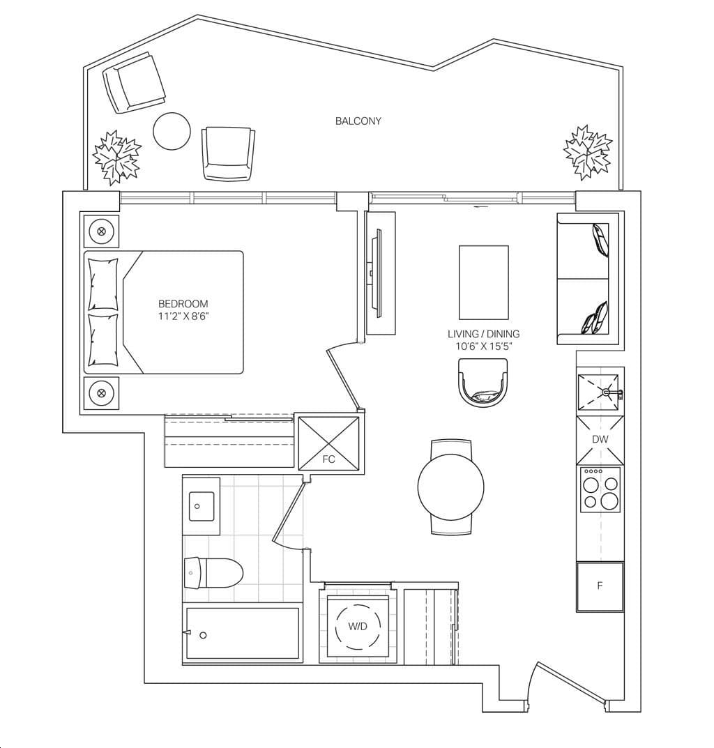 Untitled Condo · 1 bed — photo 2