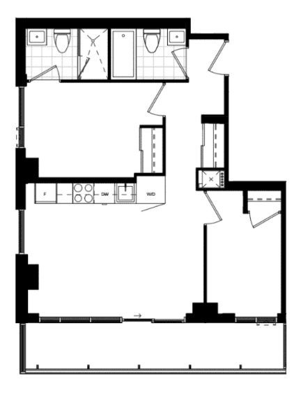 Plaza On Yonge · 2 bed — photo 2