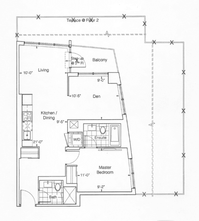 Promenade Park · 1 bed + den — photo 2