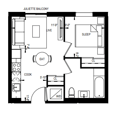 Queen and Ashbridges · 1 bed — photo 2