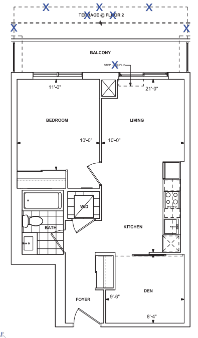 Joy Station B · 1 bed + den — photo 2