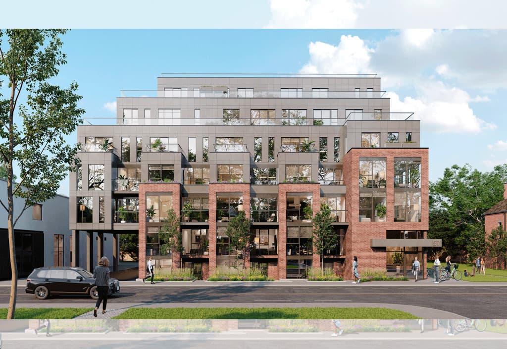 57 Brock Condos rendering