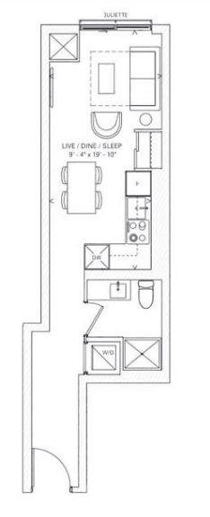 28 Eastern Condos · Studio — photo 2