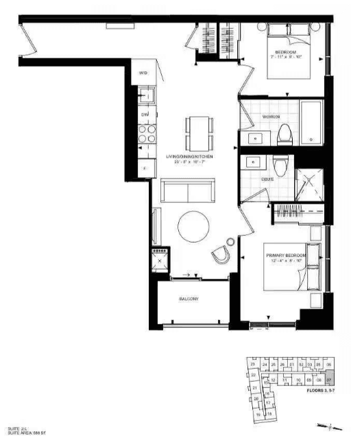 Plaza On Yonge · 2 bed — photo 2
