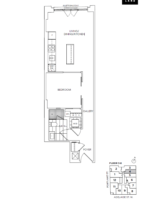 123 Portland · 1 bed — photo 2