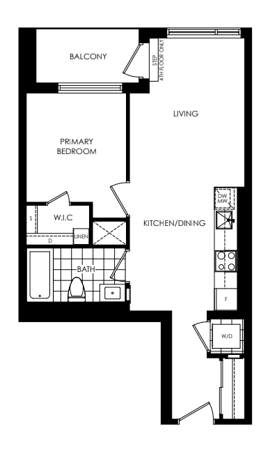 North Oak 4B · 1 bed — photo 2