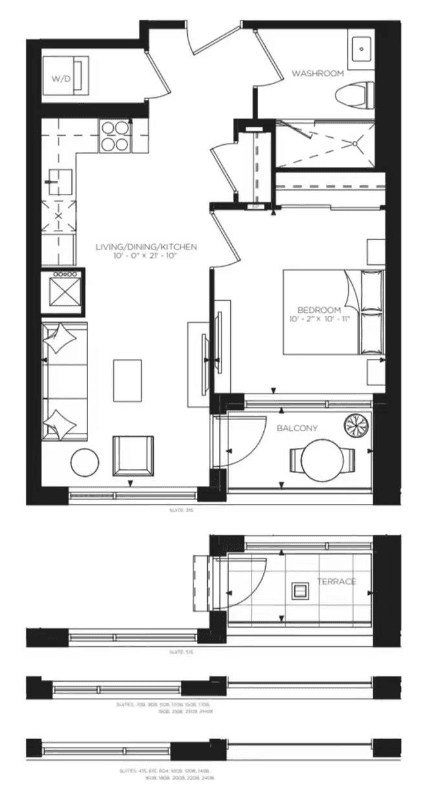 Gallery Tower · 1 bed — photo 2