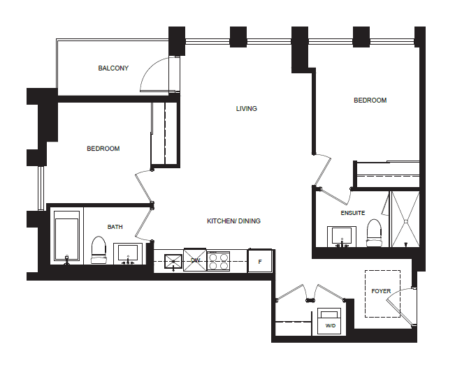 The Frederick Condos · 2 bed — photo 2