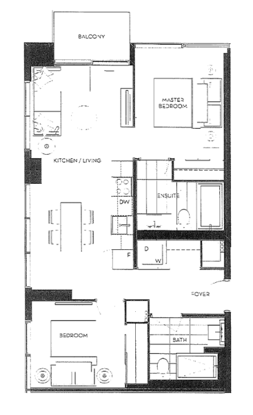 8 Cumberland Condos · 2 bed — photo 2