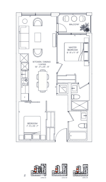28 Eastern Condos · 2 bed — photo 2