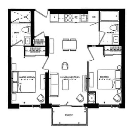 Plaza On Yonge · 2 bed — photo 2