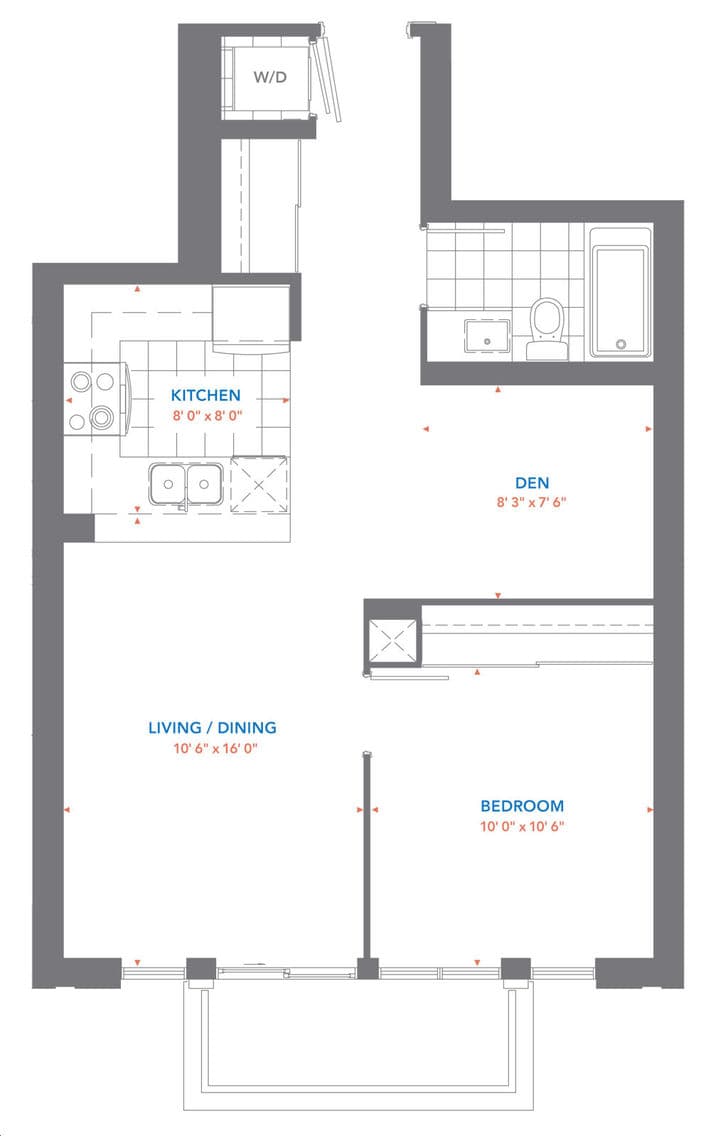 Pinnacle Toronto East · 1 bed + den — photo 2