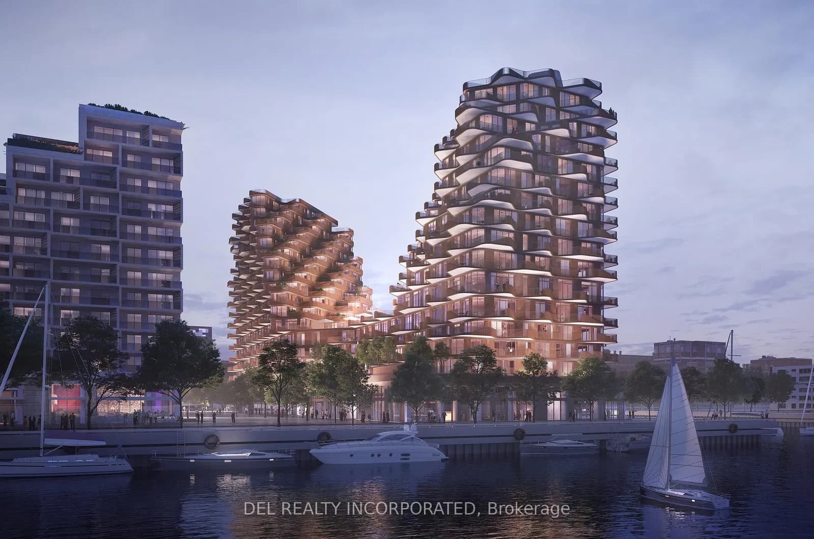 Aqualuna at Bayside rendering