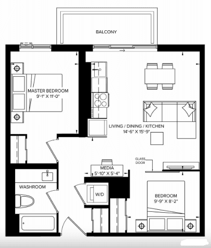 SXSW Condos · 2 bed — photo 2
