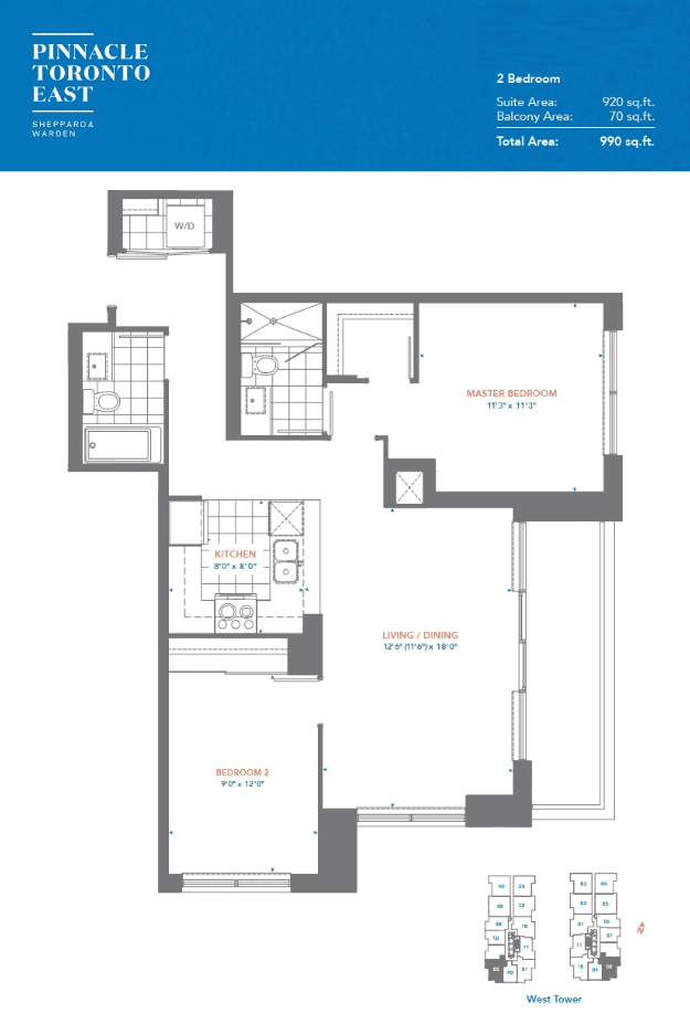 Pinnacle Toronto East · 2 bed — photo 2