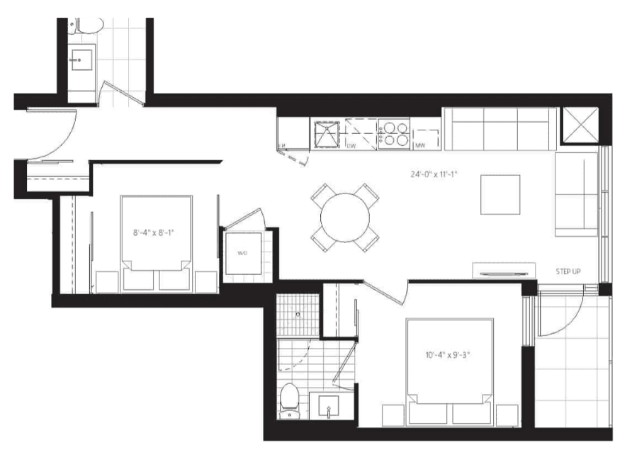 Poet Condos · 2 bed — photo 2
