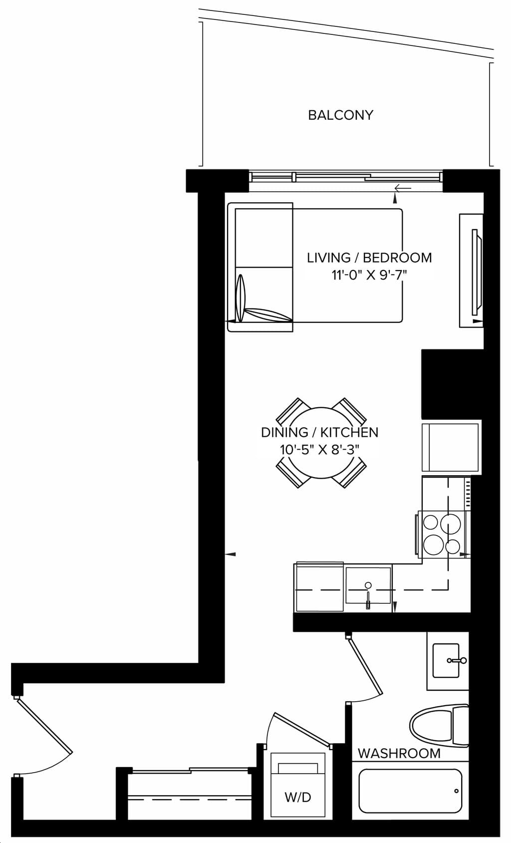 SXSW Condos · 1 bed — photo 2