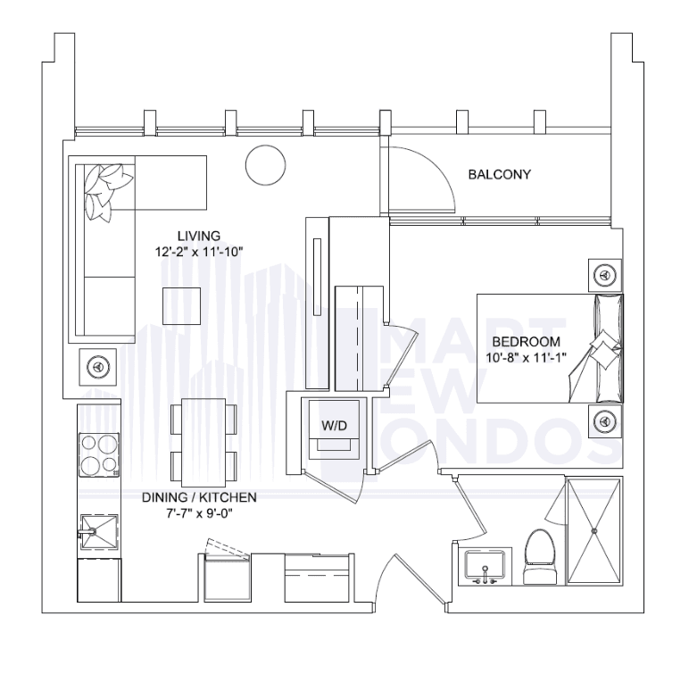 Crosstown · 1 bed — photo 2
