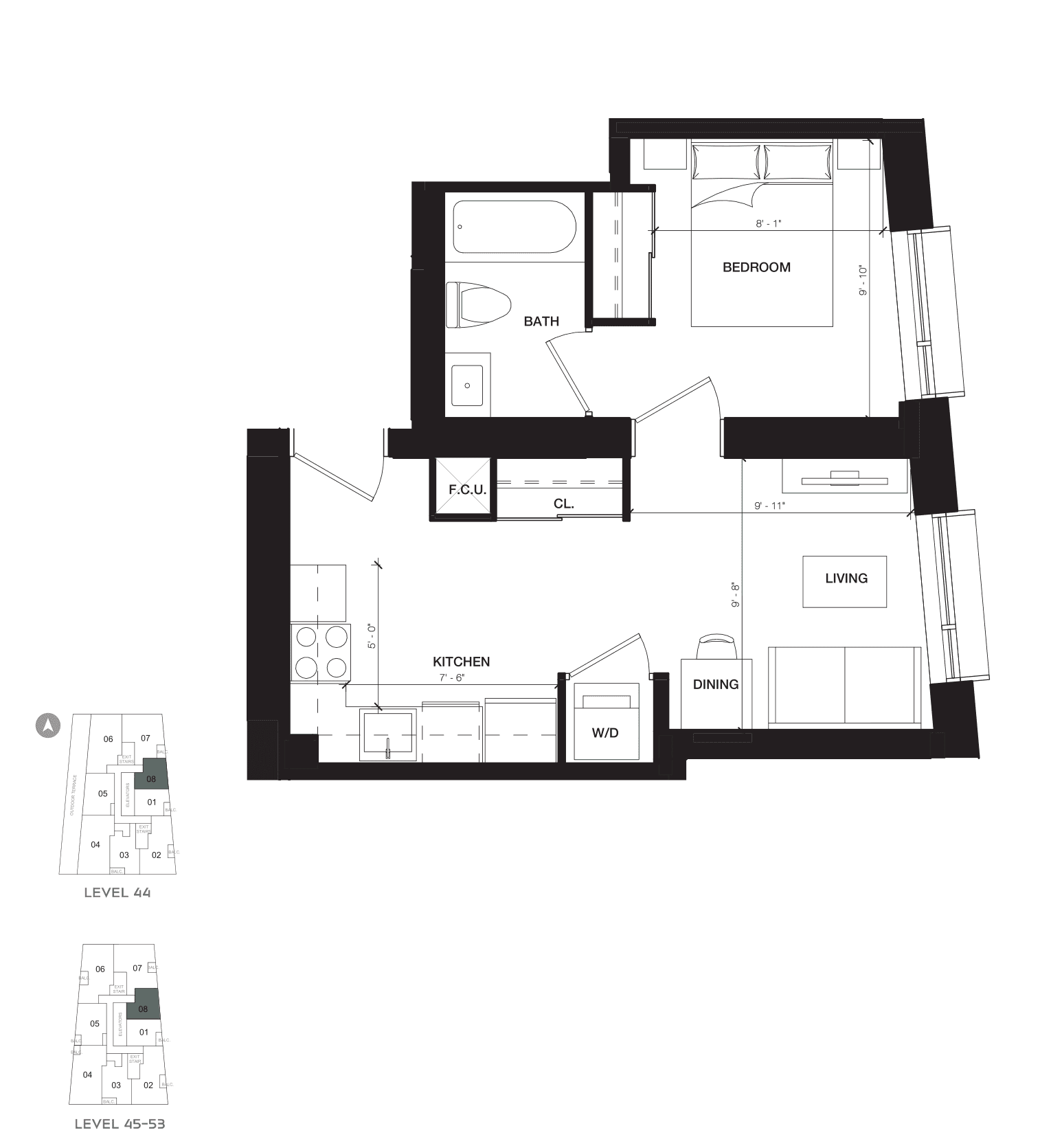 CG Tower · 1 bed — photo 2
