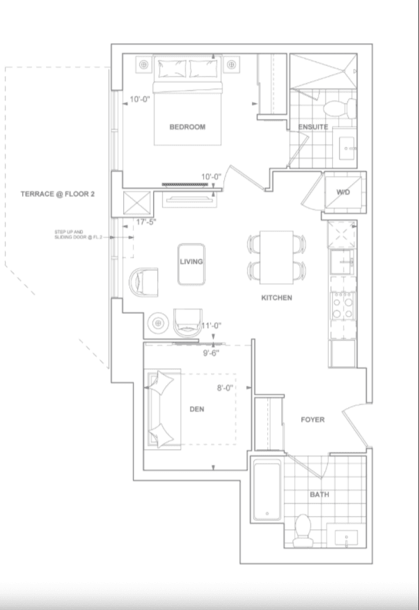 Joy Station A · 1 bed + den — photo 2