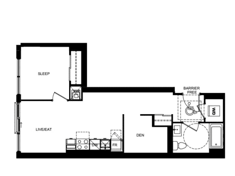 Duo Condos · 1 bed + den — photo 2