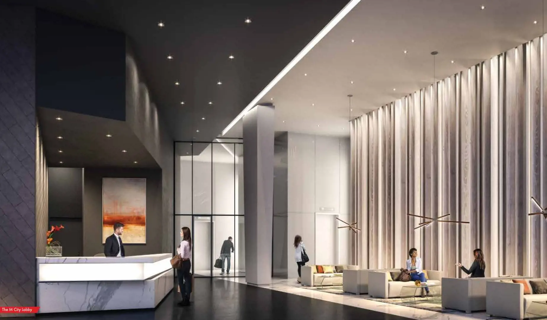 M City 1 · 1 bed + den — photo 3