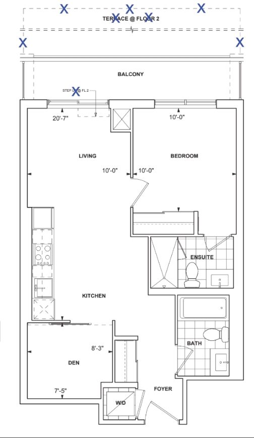 Joy Station A · 1 bed + den — photo 2