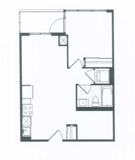 Tricycle Condos · 1 bed + den — photo 2