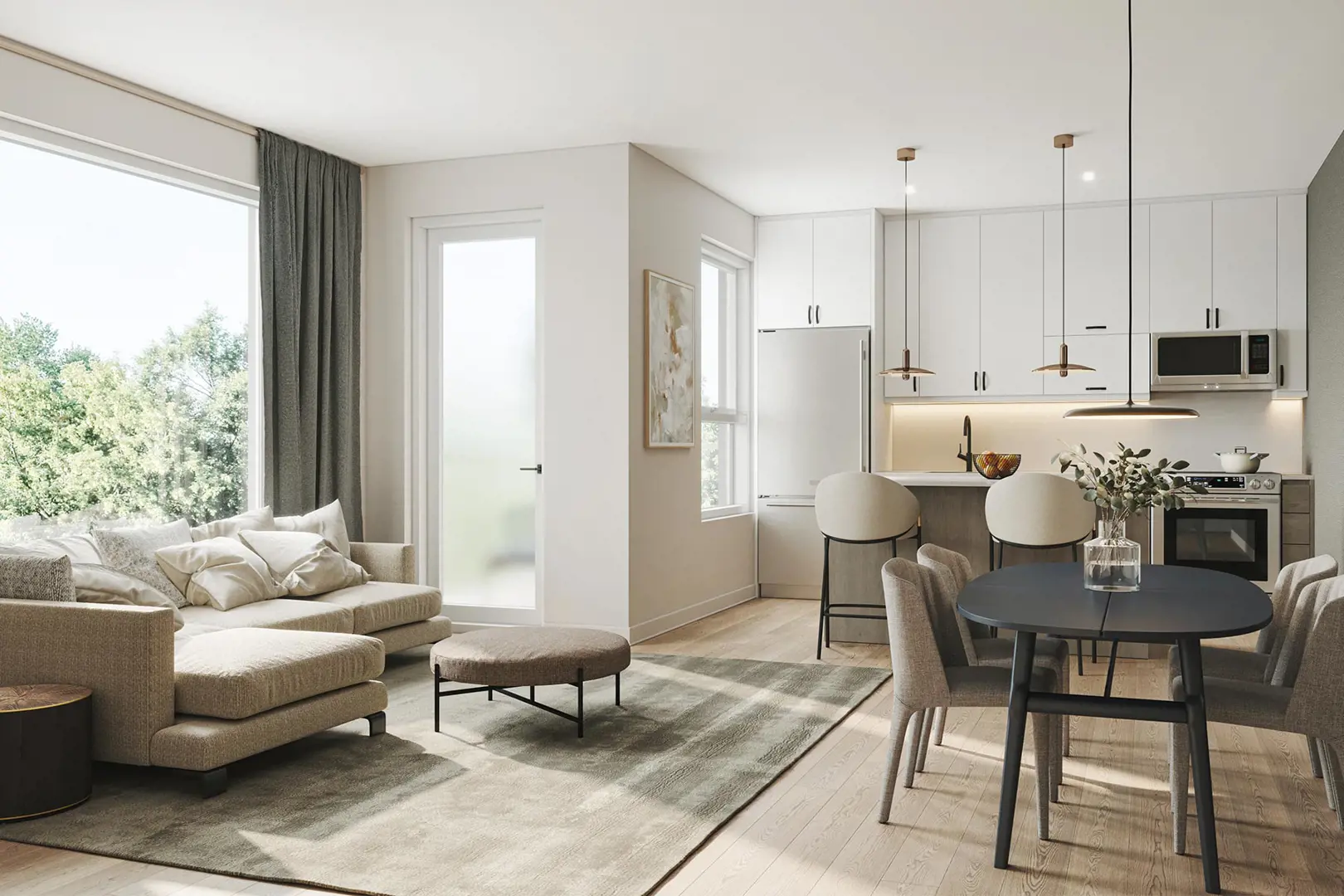 Views On The Preserve · 1 bed + den — photo 2