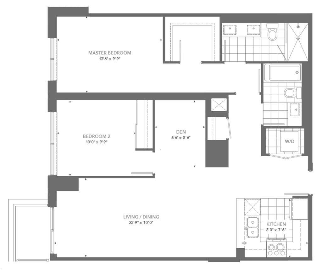 Pinnacle Toronto East · 2 bed + den — photo 2