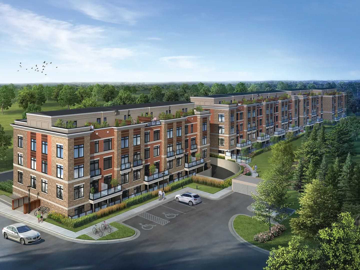 High Point Urban Towns rendering