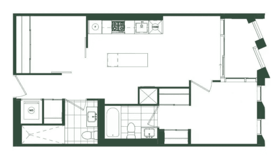 Leaside Common · 2 bed + den — photo 2