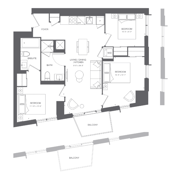 Kipling Station Condos · 3 bed — photo 2