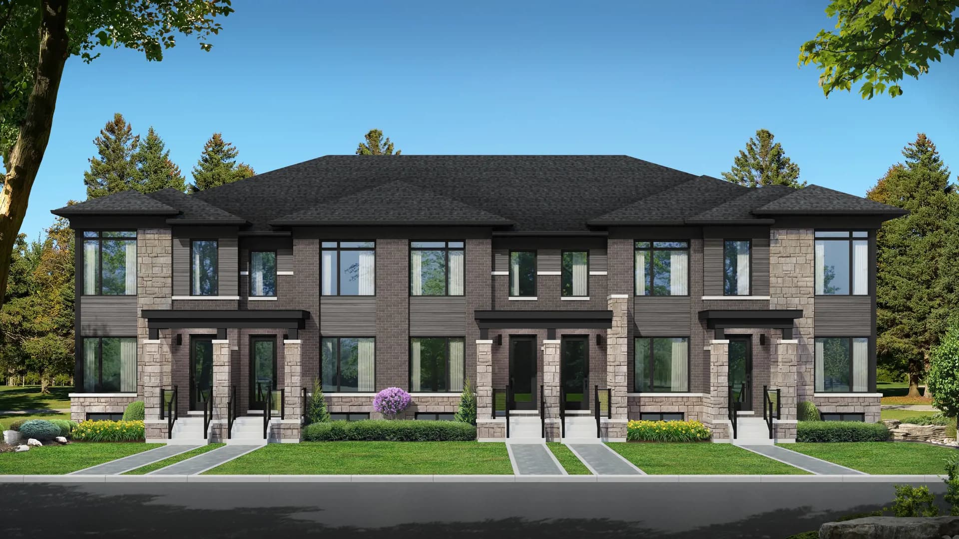 Liberty North Urban Towns rendering