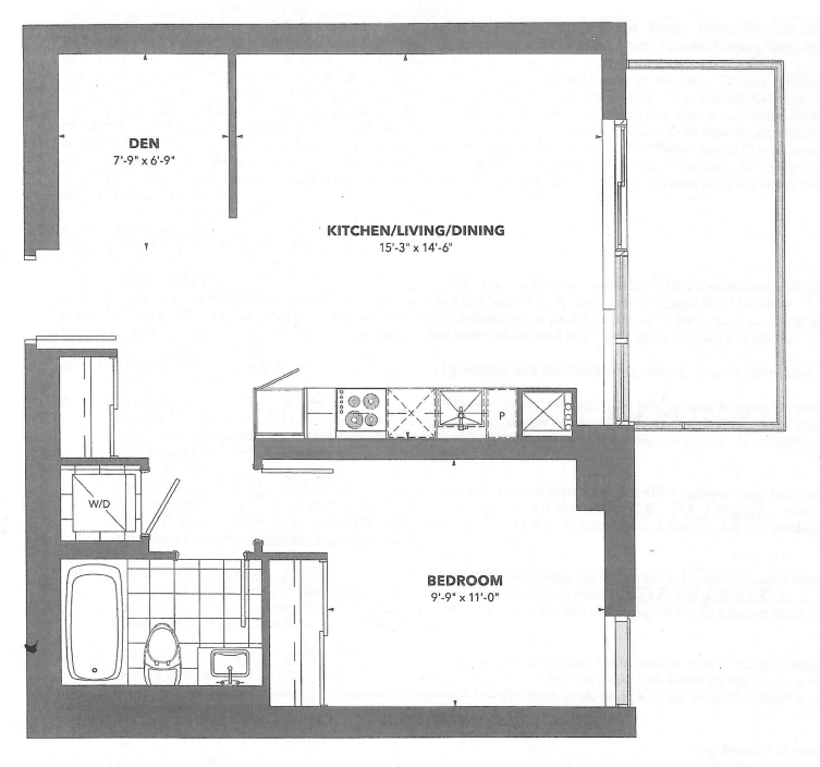 One Yonge · 1 bed + den — photo 2