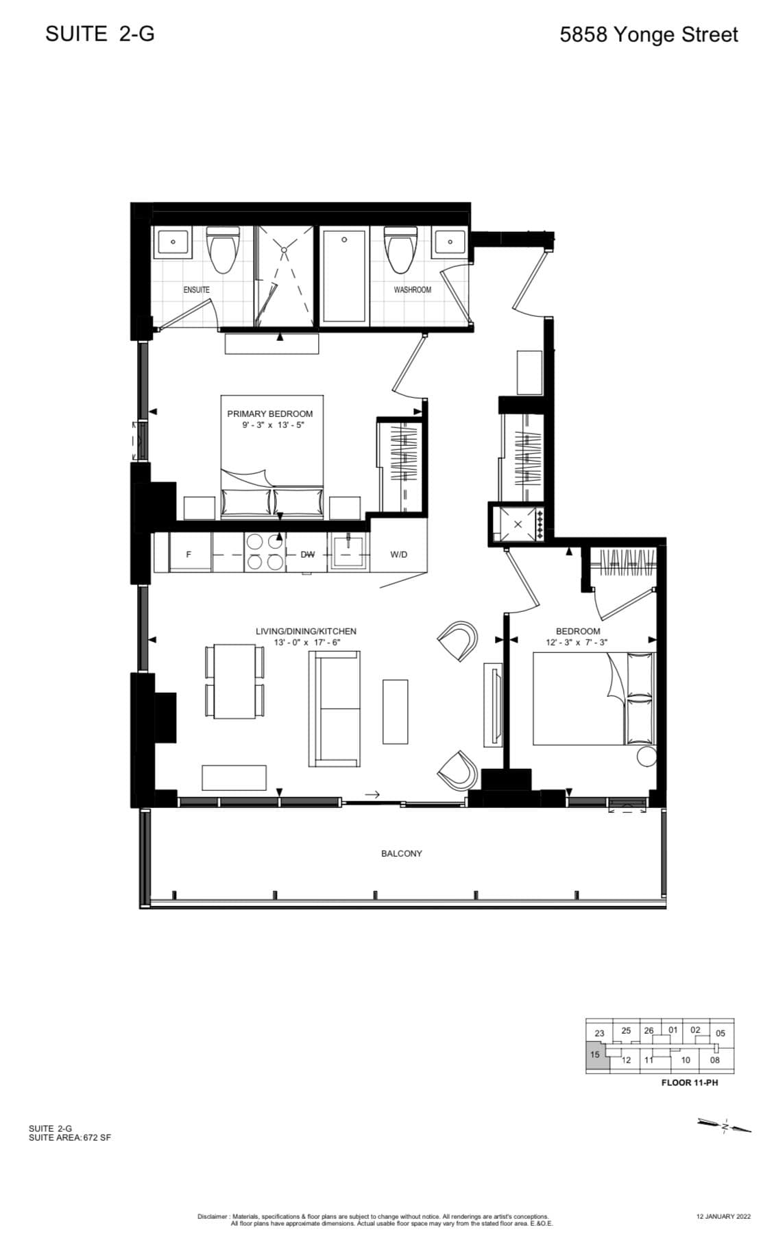 Plaza On Yonge · 2 bed — photo 2