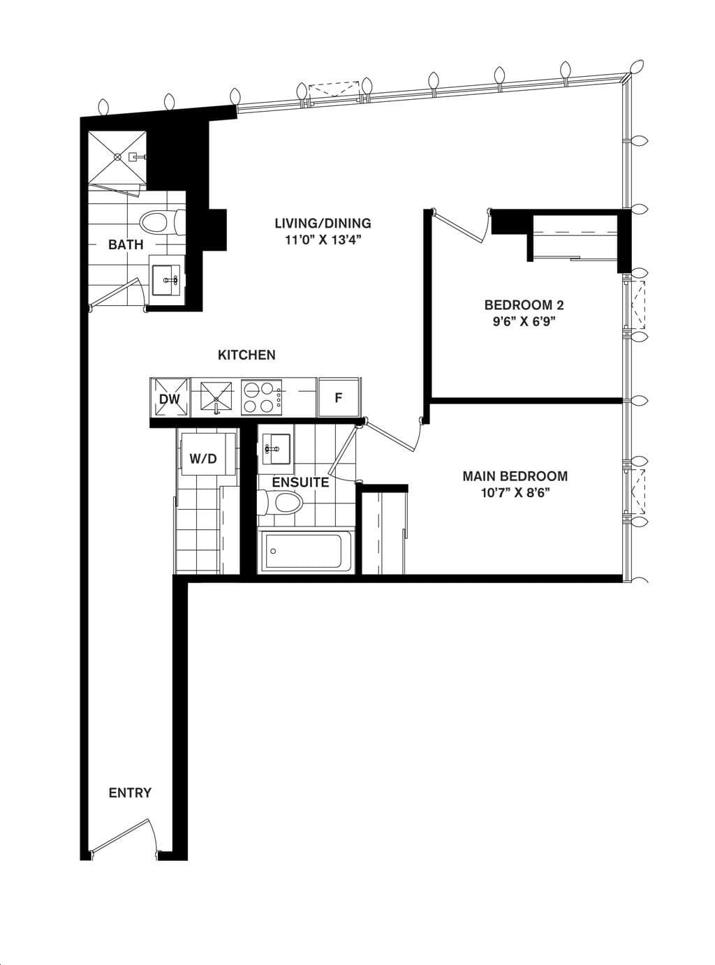 Square One District · 2 bed — photo 2