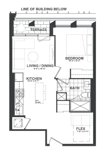 Wilmot Condos · 1 bed + den — photo 2