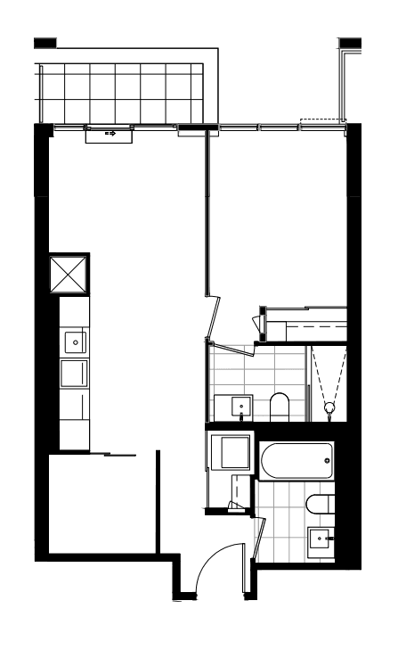 Y9825 · 1 bed + den — photo 2