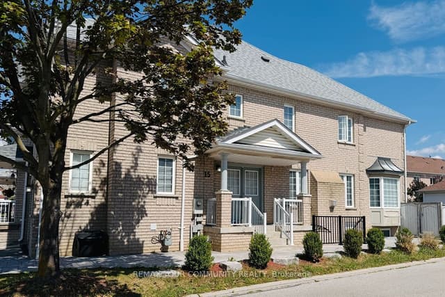 Att/Row/Townhouse at 15 Benjamin Hood Crescent, Vaughan, ON L4K 5M3