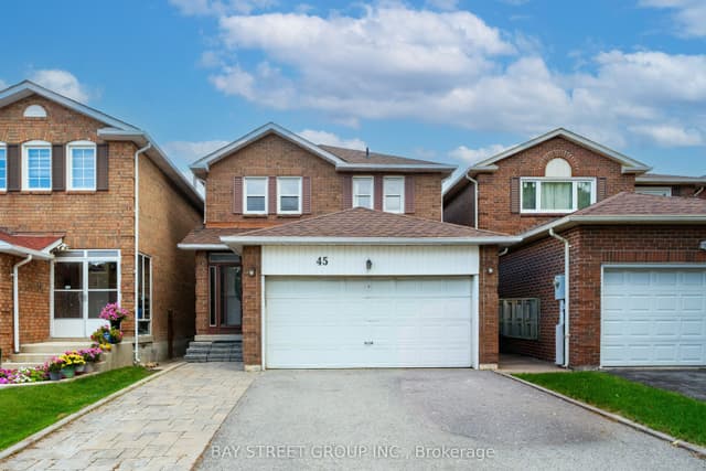 Detached at 45 Thurman Road, Vaughan, ON L4J 6S6