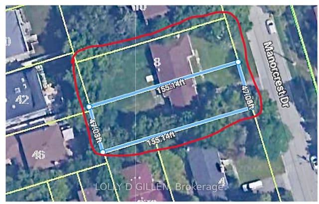 Land at 8 (Part 1 & 2) Manorcrest Drive, Toronto, ON M2N 5K1, Toronto C14