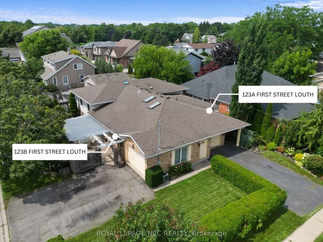 Duplex at 123 A&B First Street Louth, St. Catharines, ON L2R 0C9