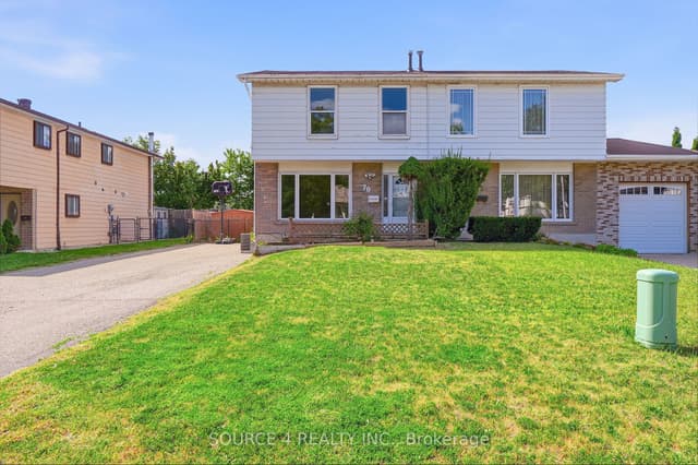 Semi-Detached at 70 Griselda Crescent, Brampton, ON L6S 1M3